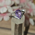 Amethyst ring adjustable