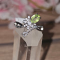 Peridot ring adjustable