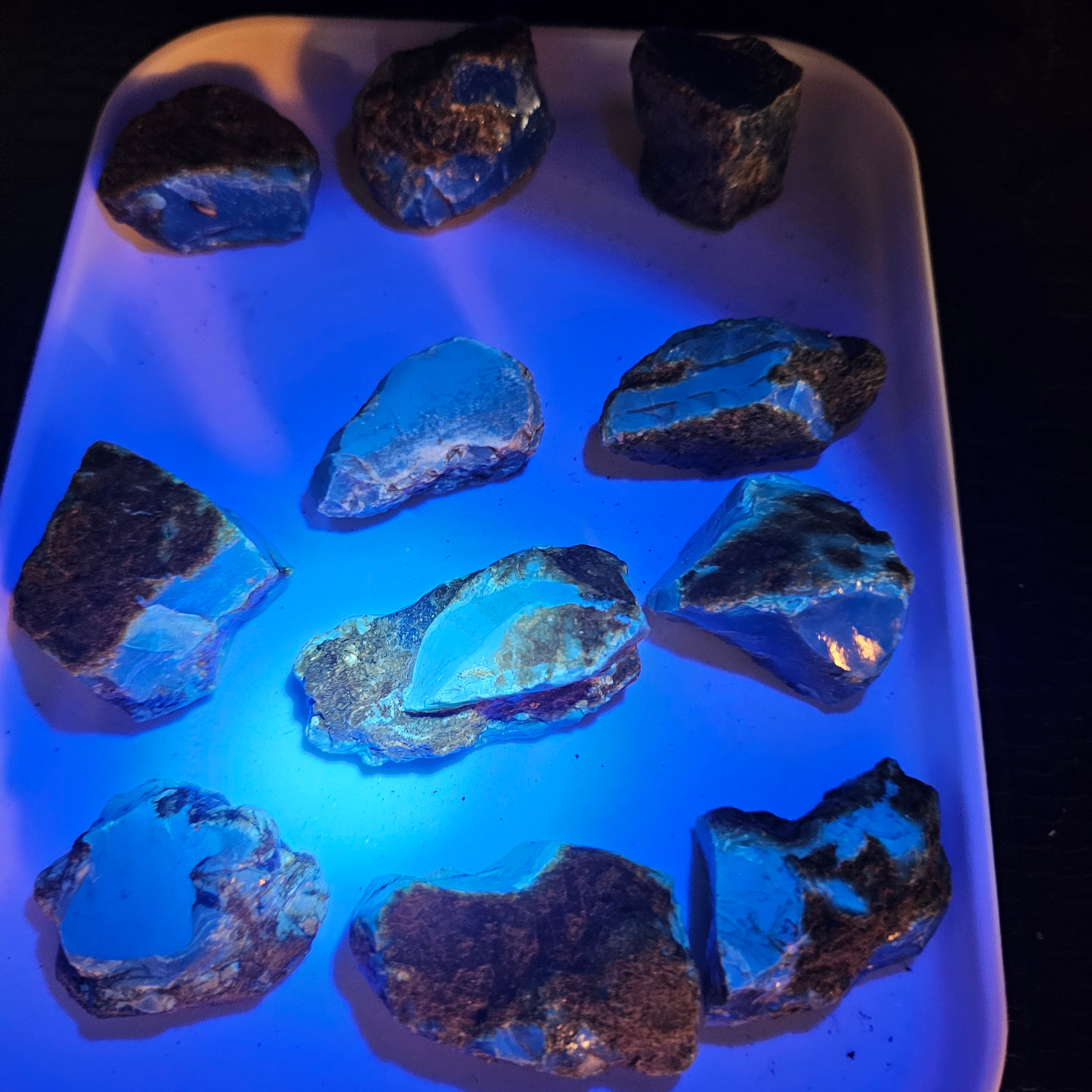 My pick blue amber rare