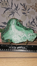 Malachite chrysocolla slab