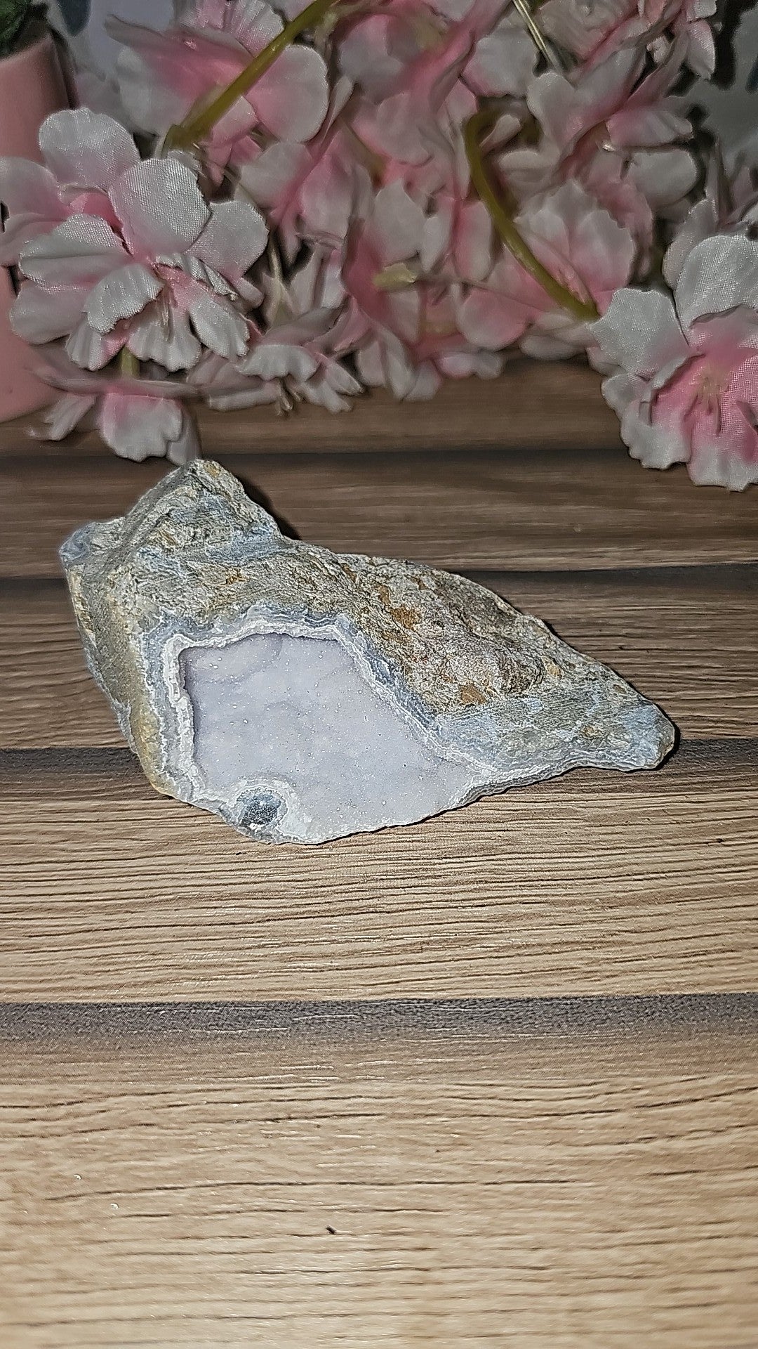 Blue lace agate freeform