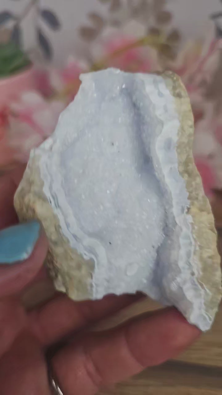Blue lace agate freeform