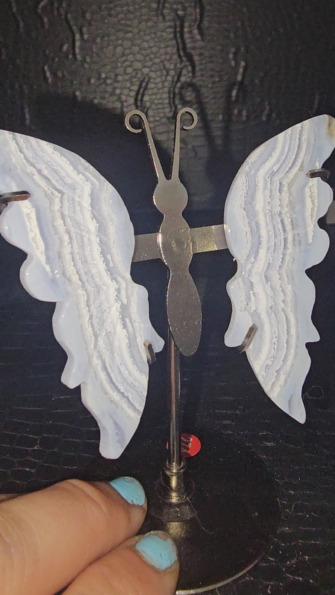 Blue lace agate wings