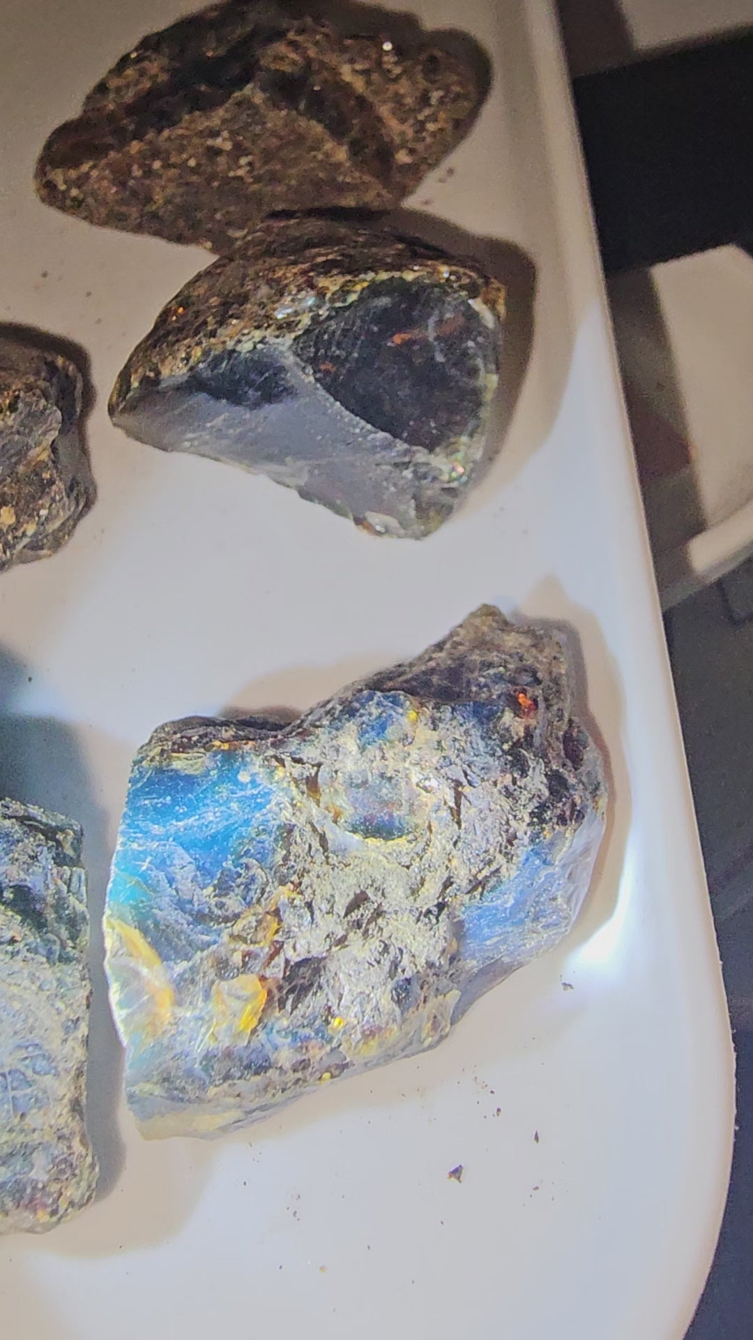 My pick blue amber rare