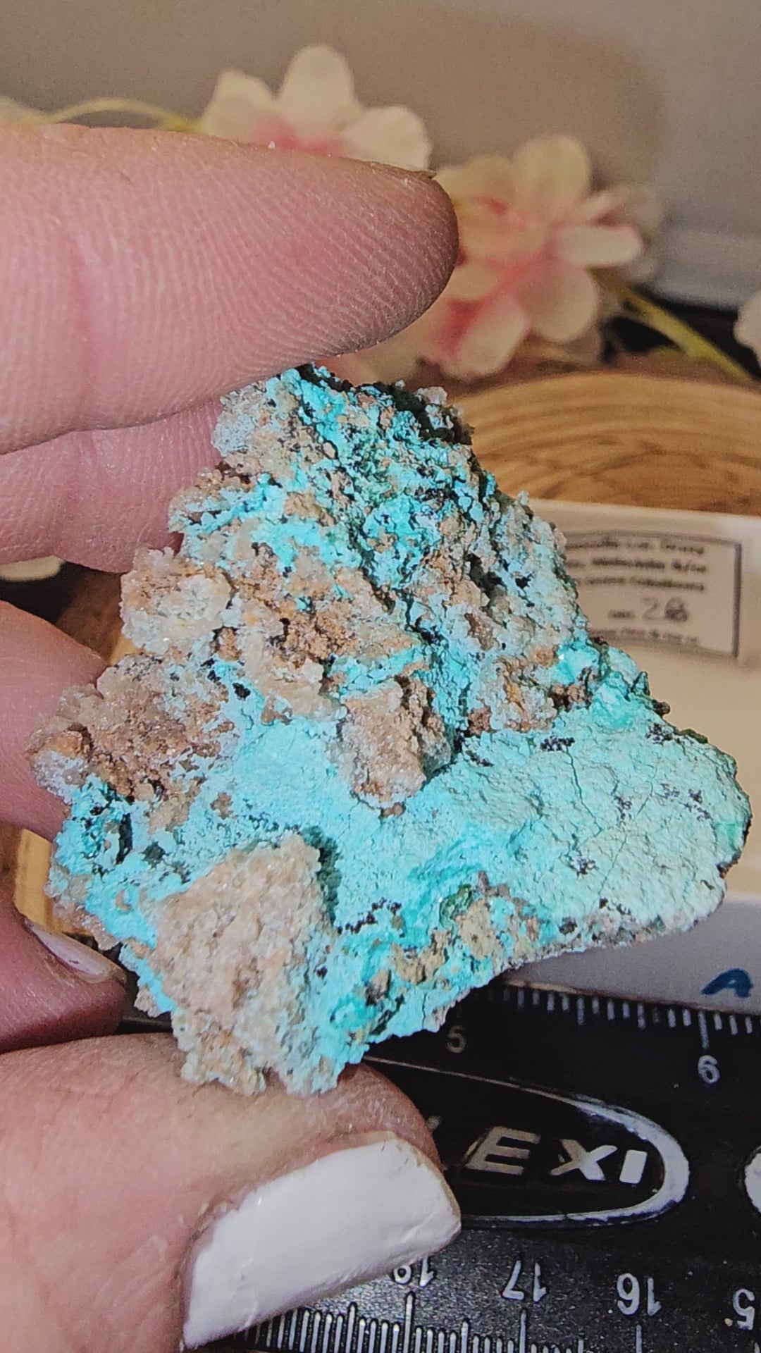 Chrysocolla with quartz 28A