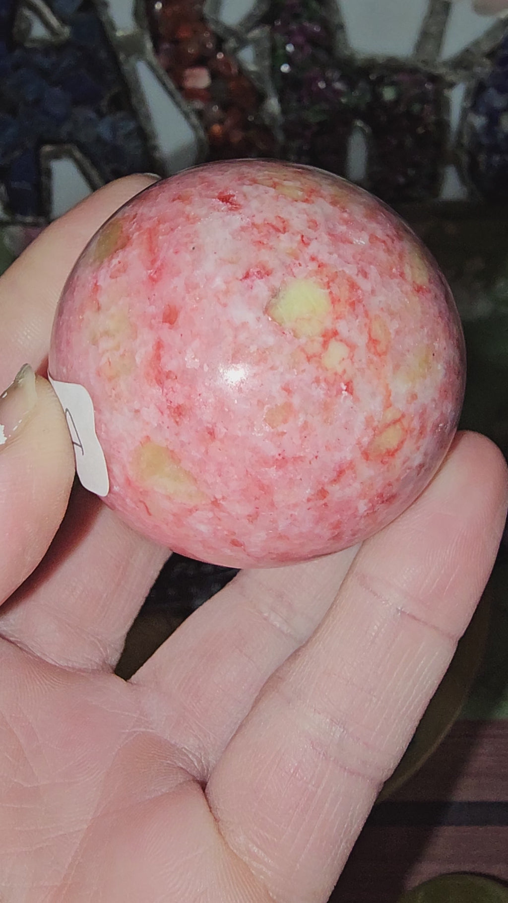 Thulite sphere 35A