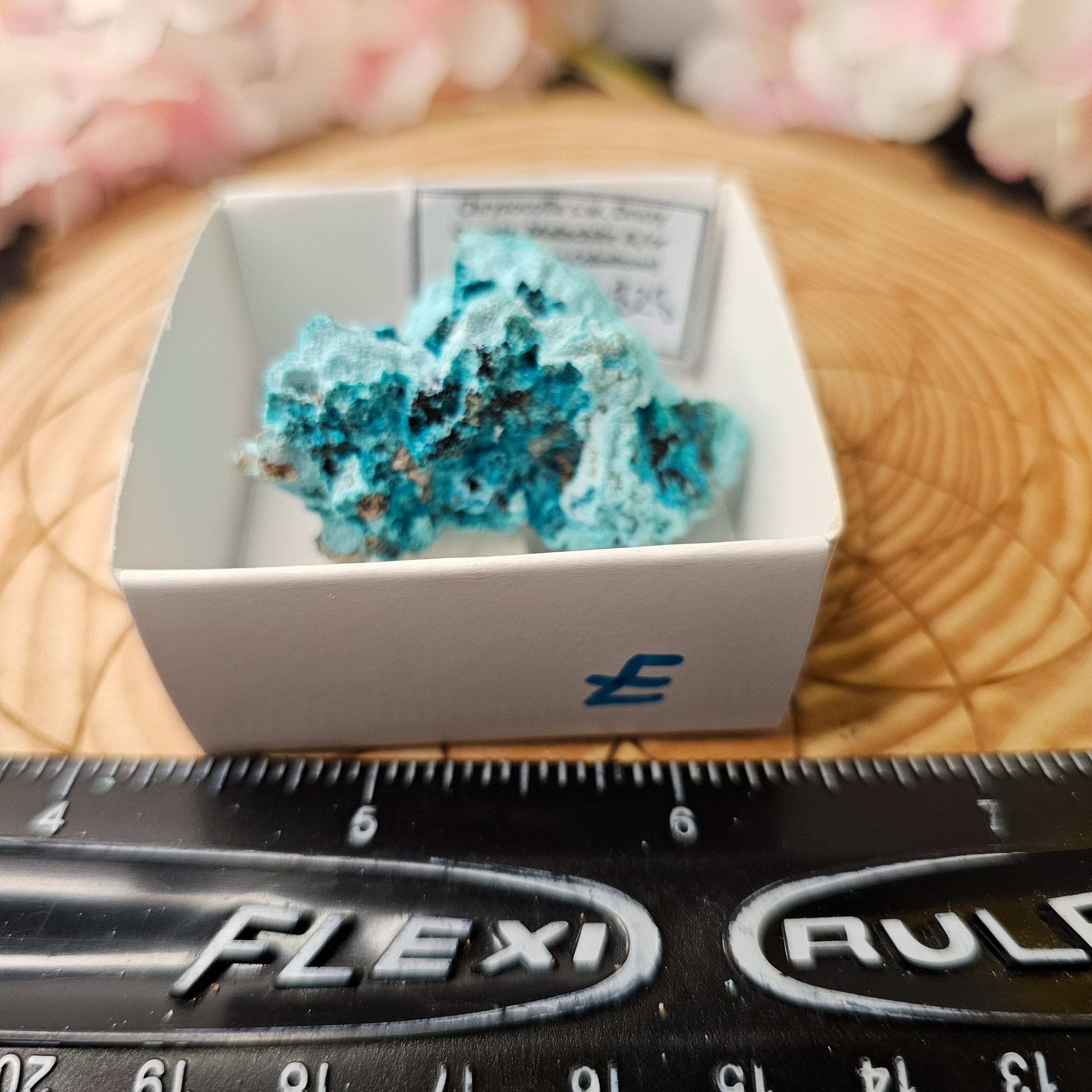 Chrysocolla specimen with malachite inclusions