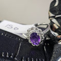 Amethyst ring 15o