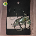 Phrenite tree of life earrings