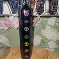 Black obsidian 7 Chakra tower