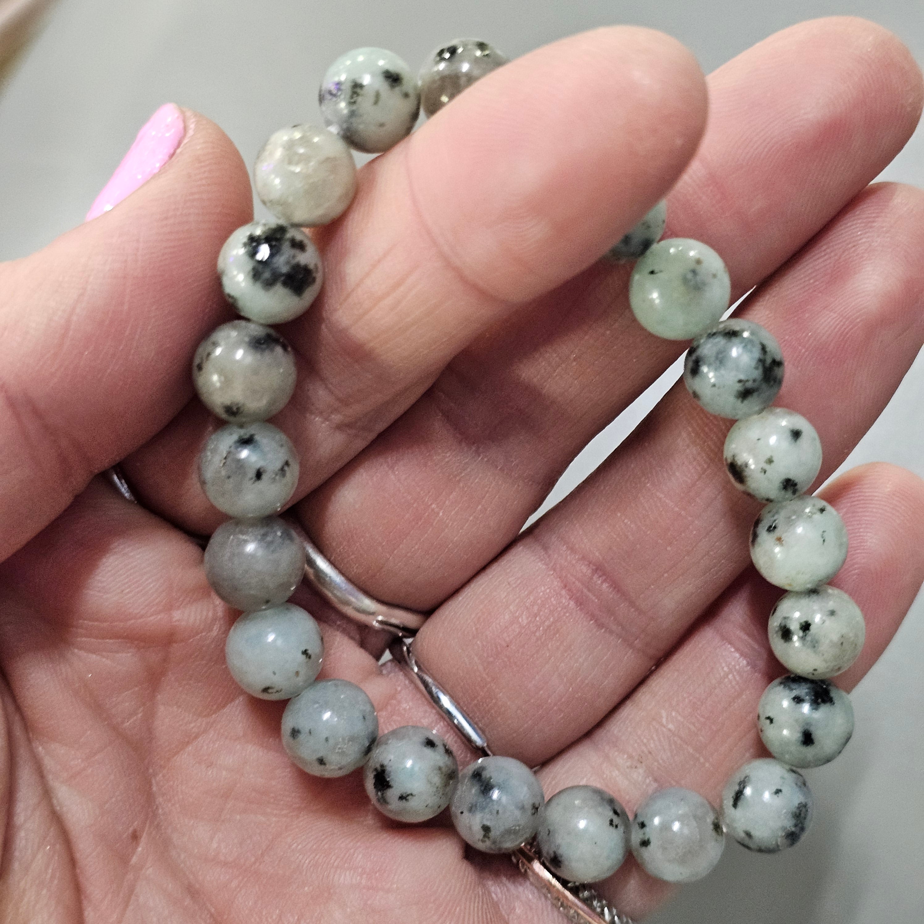 Kiwi jasper bracelet