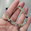 Rainbow fluorite bracelet