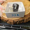 Mercedes Black tourmaline with hyalite opal 33A