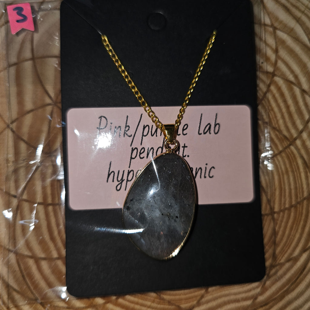 Sunset labradorite necklace 3