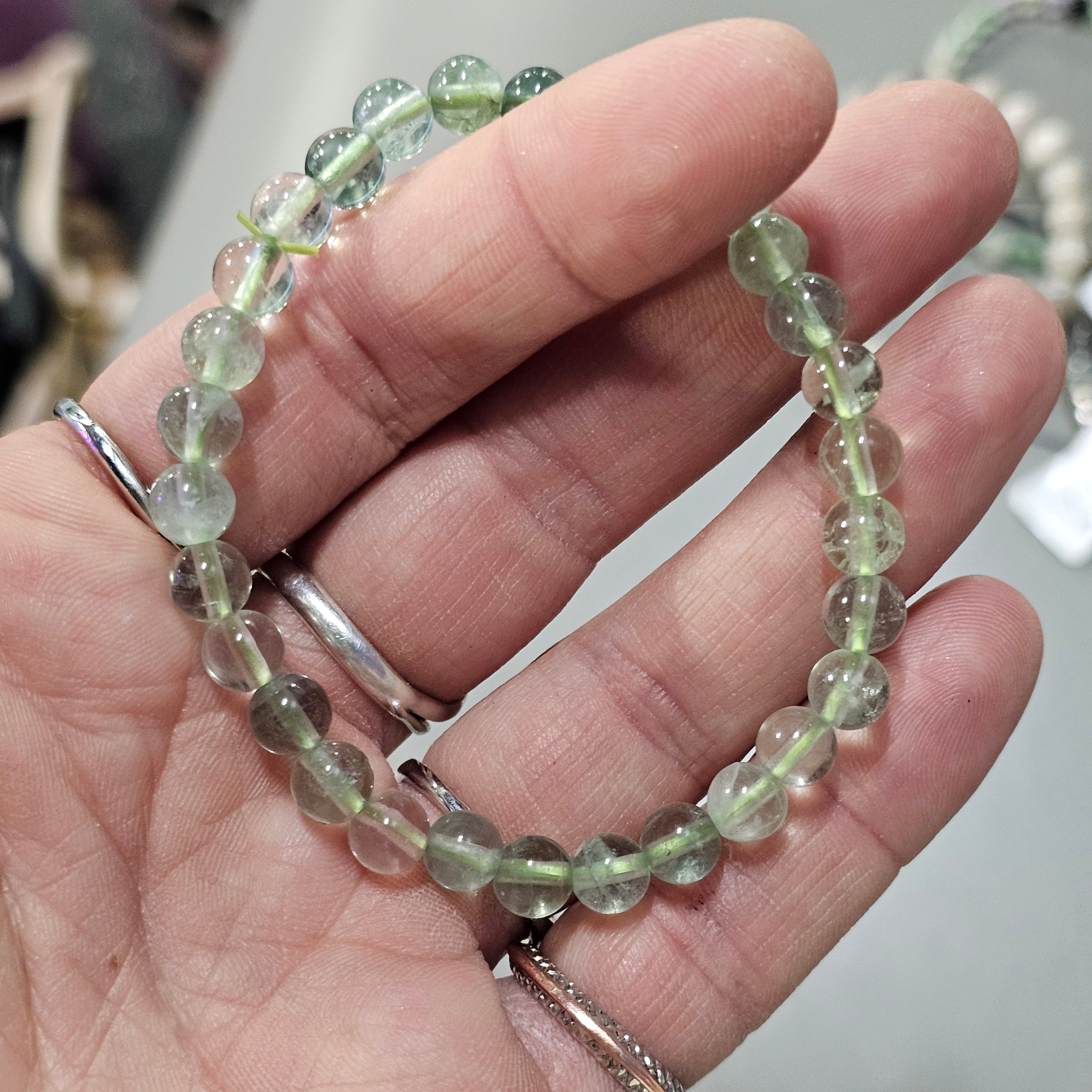 Green fluorite bracelet