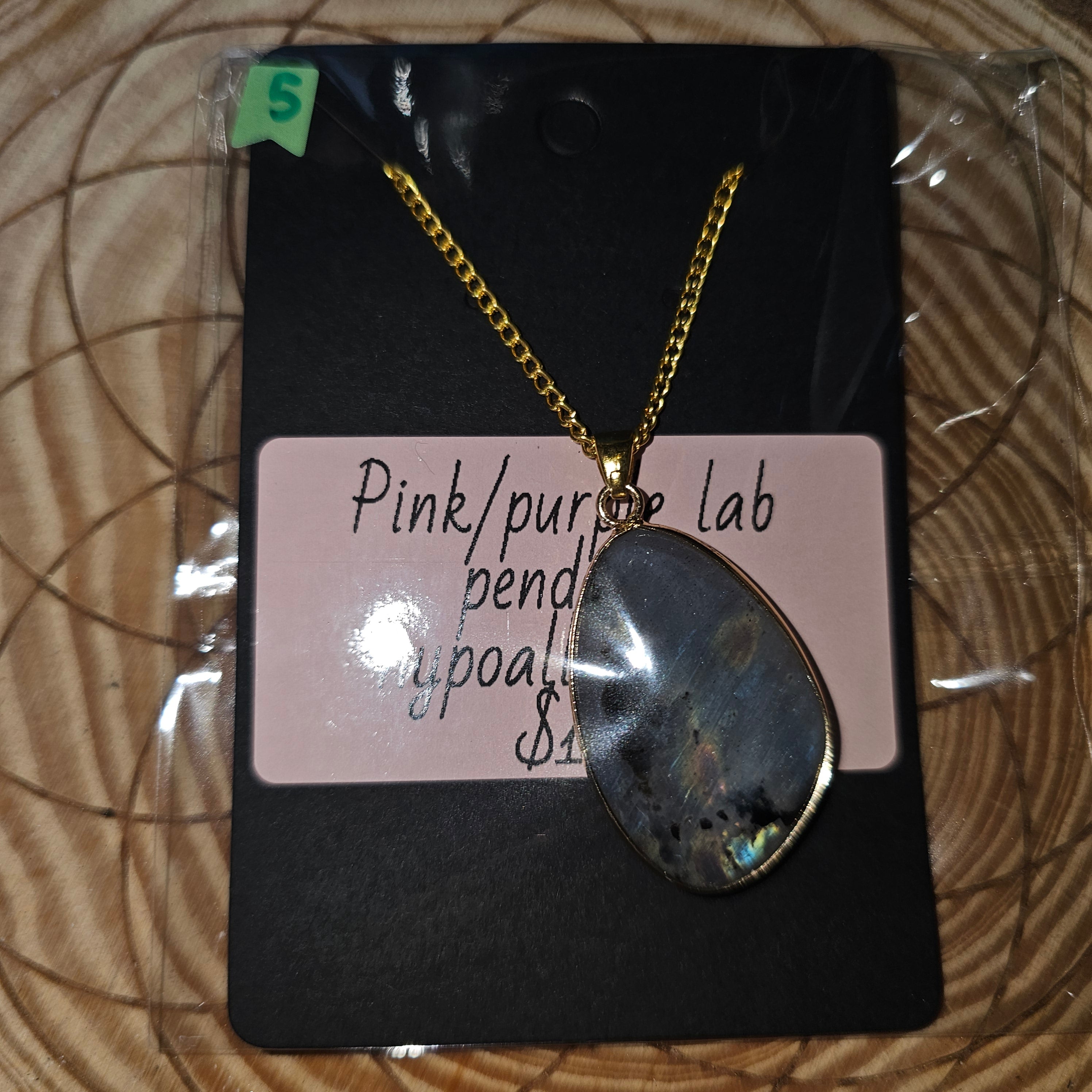 Sunset labradorite necklace 5