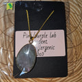 Pink/purple labradorite necklace 8